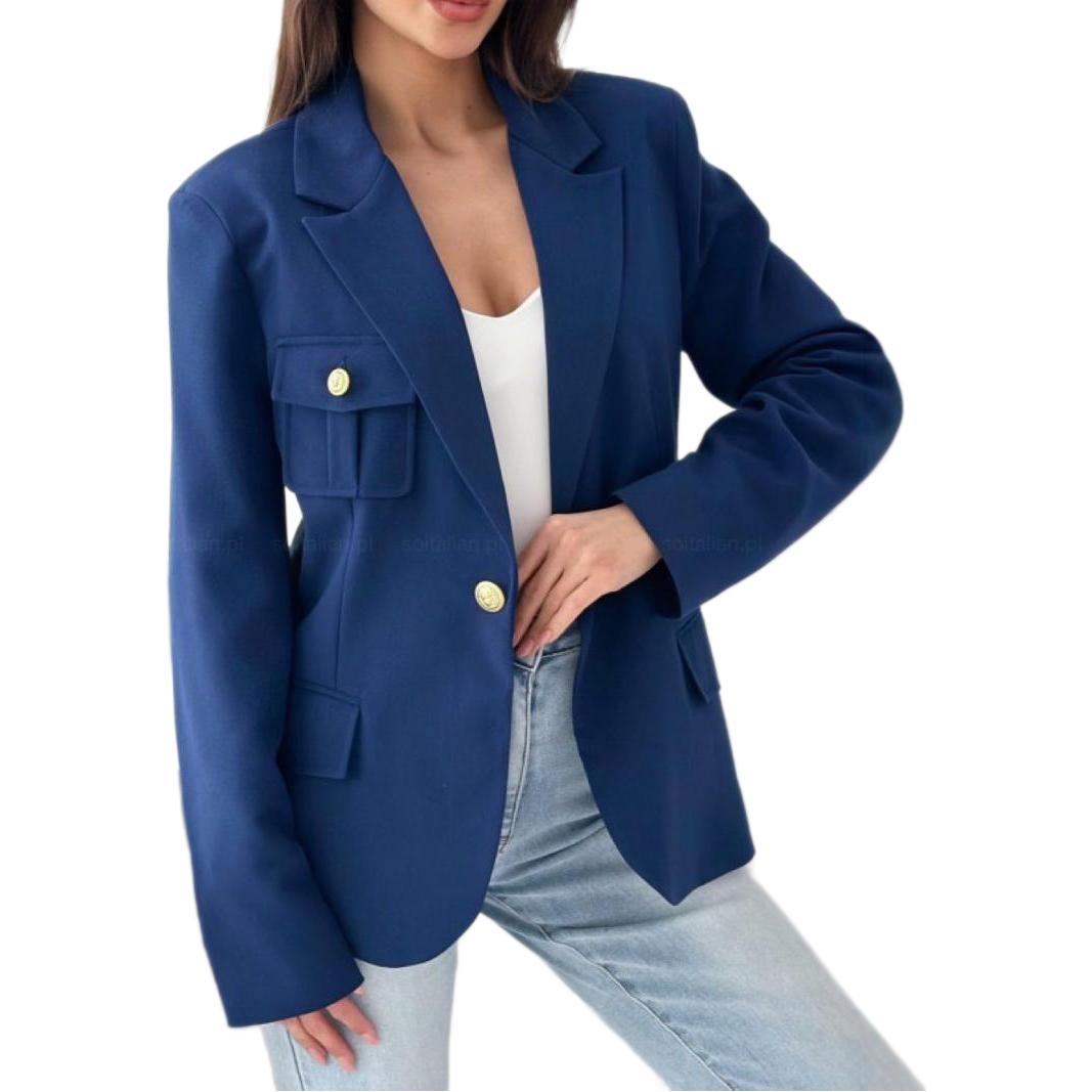Kvinders blazer med praktiske lommer og elegante knapdetaljer Stilla