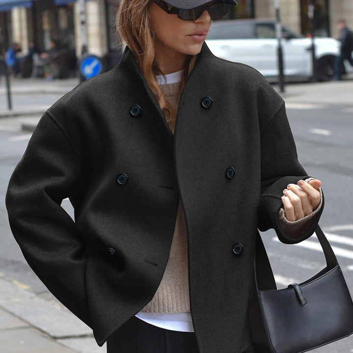 Stilla | Oversize trendy vest med knaplukning