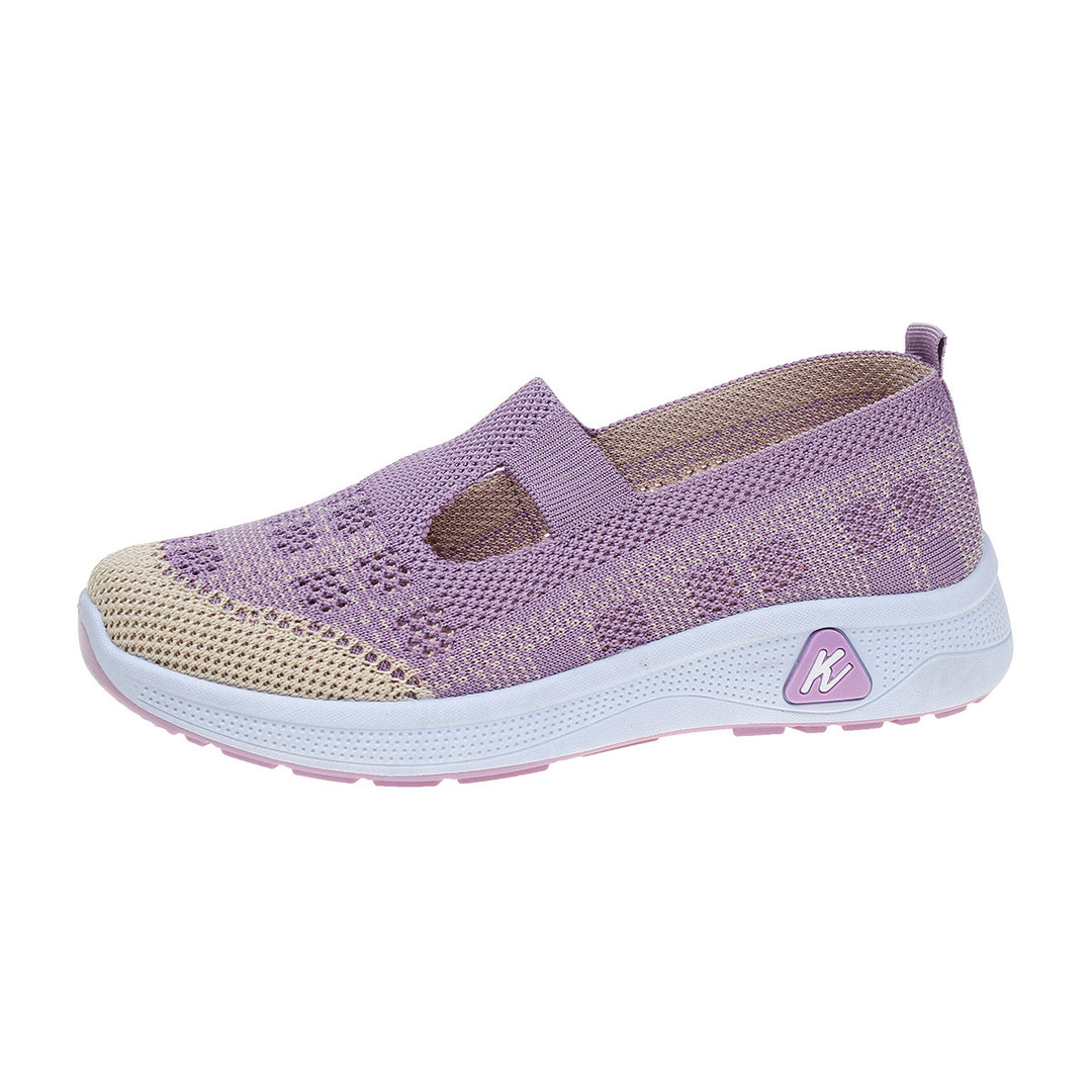 Dame Slip-On Sneakers med elastisk overdel Stilla