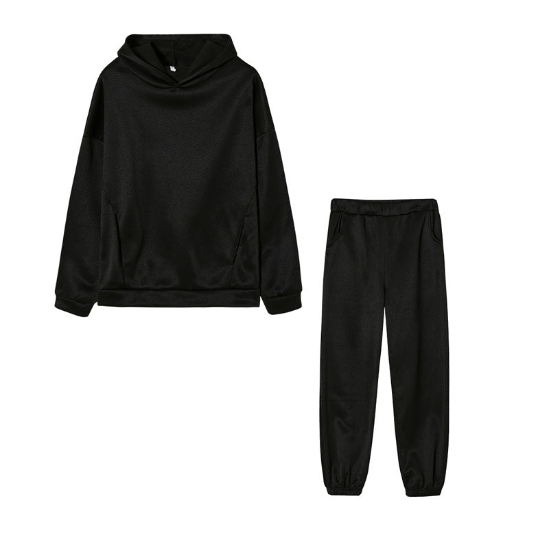 Kvinders sporty hoodie og joggingbukser sæt Stilla