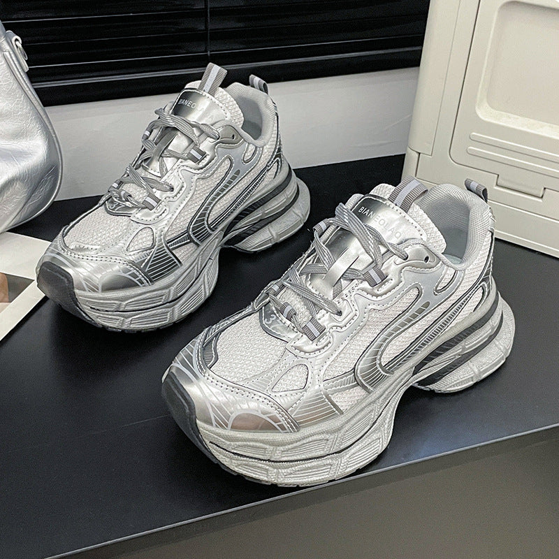 Dame Chunky Sneakers i moderne sporty design med åndbart mesh-overflade og dæmpende sålprofil Stilla