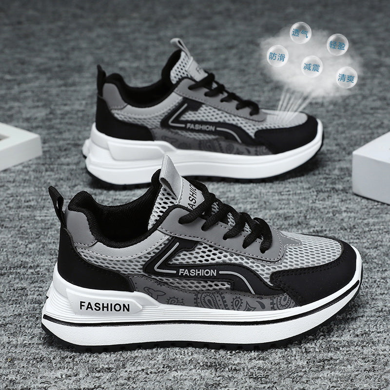 Femme Trendy Mesh-betonede Sneakers Stilla