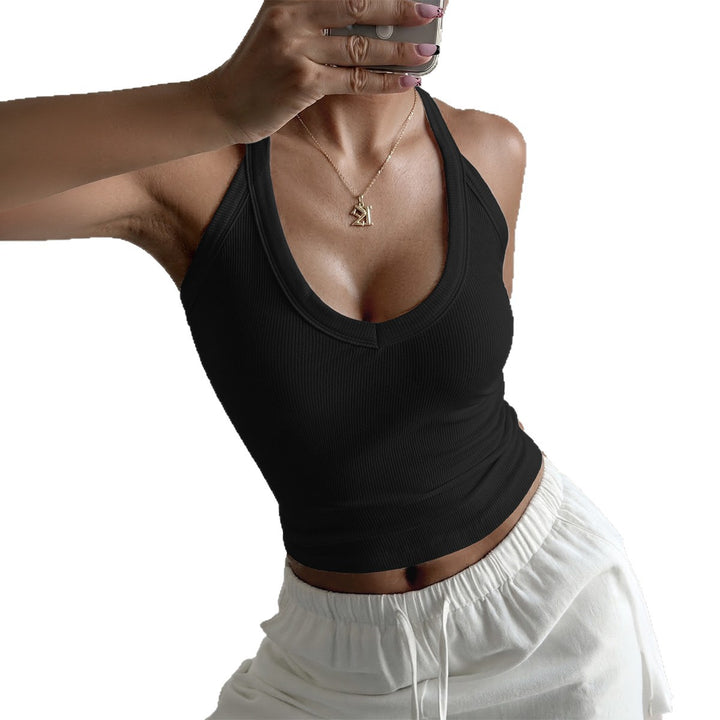 Dame Sporty Top med moderigtigt Bicolor-design Skovae