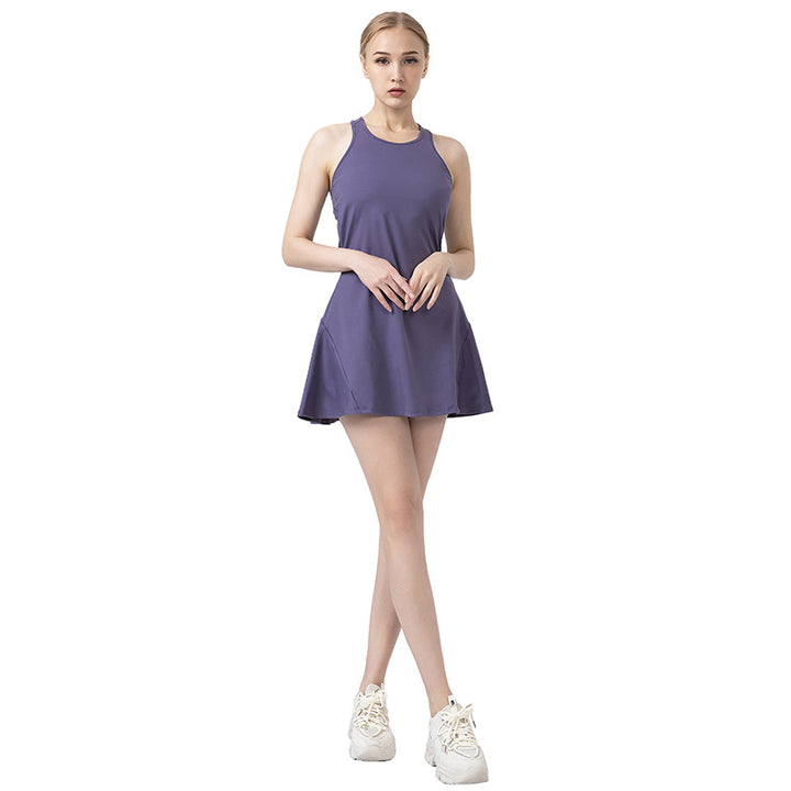 Dame sporty golfkjole med racerback-design Stilla