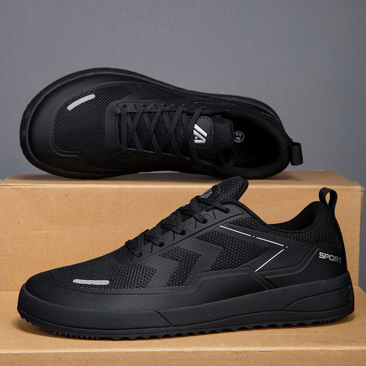 Unisex nan urbane åndbar mesh-sneakers med savtakket greb sål og polstret indgang Skovae