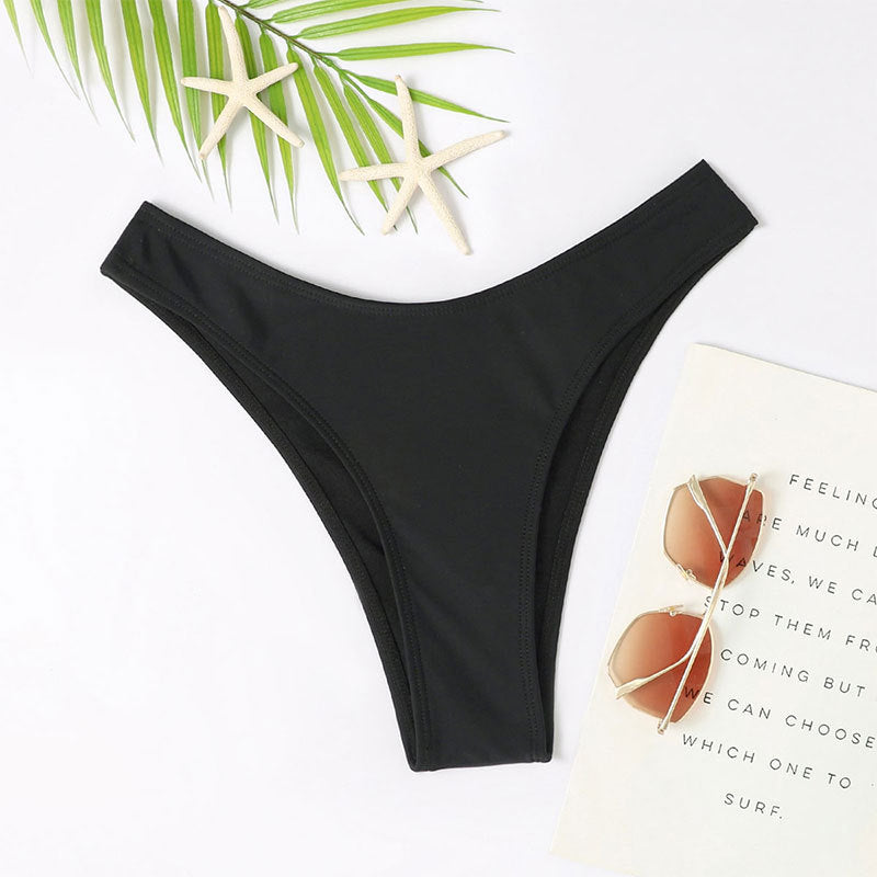 Dame bikiniunderdel med højt skåret design og minimalistisk snit Stilla