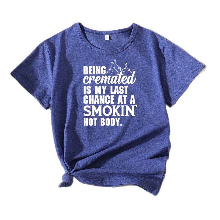 Kvinder Komisk Grafik T-shirt Stilla