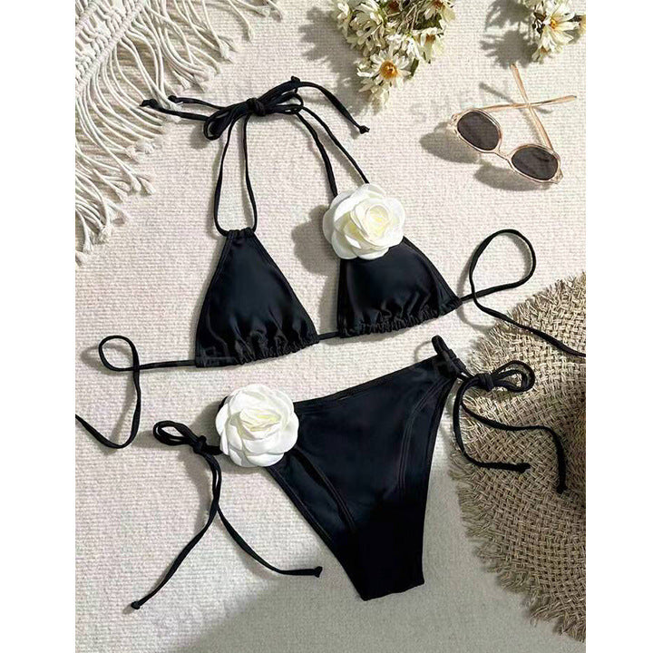 Dame blomstret bikinino Stilla