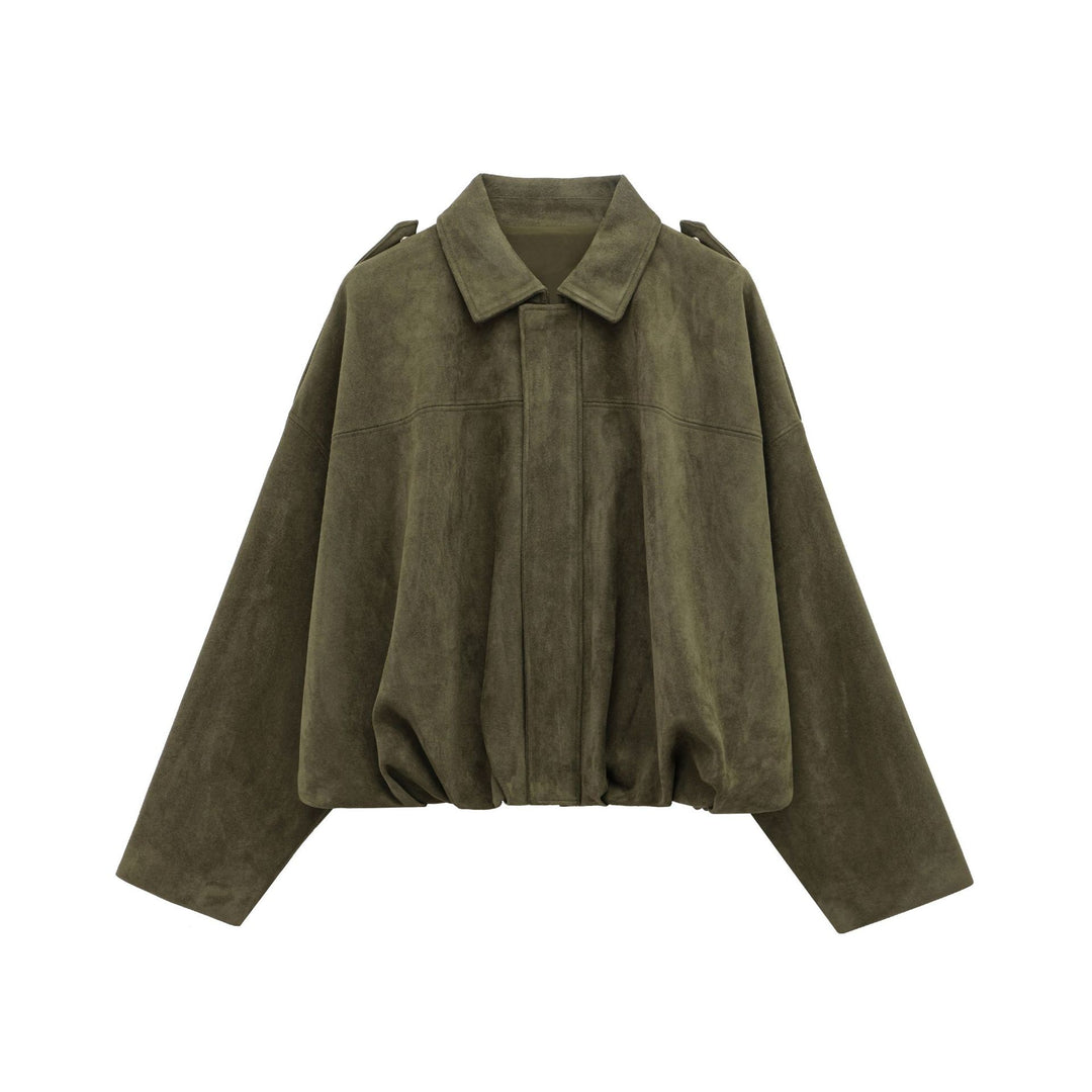 Dame casual blouson jakke med blødt materiale og moderne detaljer Stilla