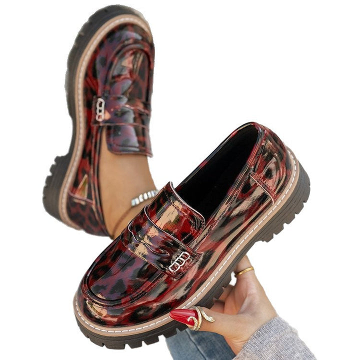 Dames fashionable loafers med komfortabel platform og elegant sål Stilla