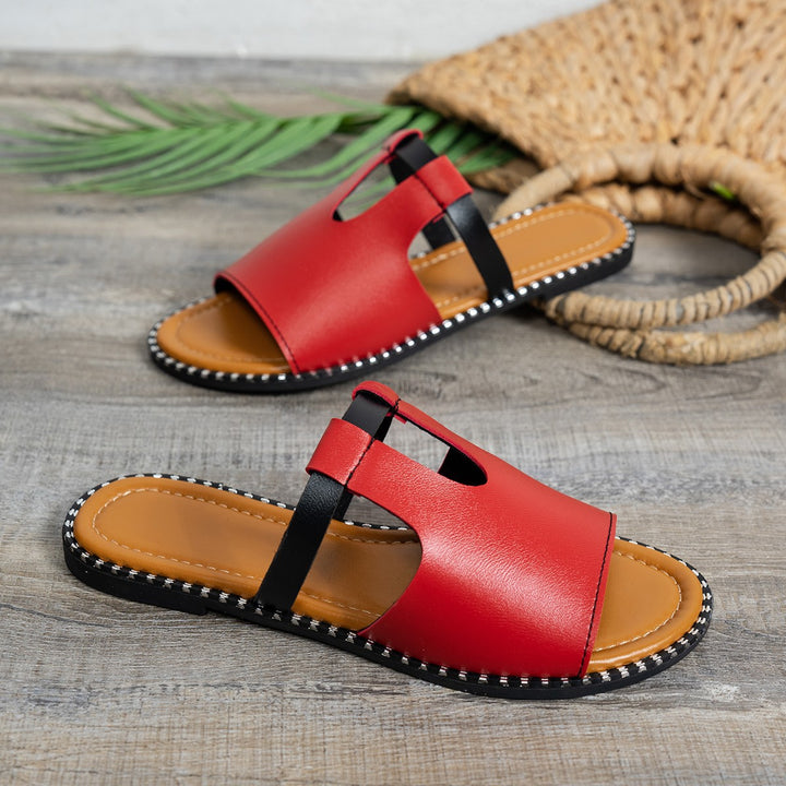 Dame Sling-sandaler med moderne slidsdesign og komfortabelt fodsenge Stilla