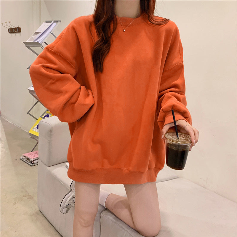 Dame Oversized Relaxed Fit Fleece Sweatshirt Stilla