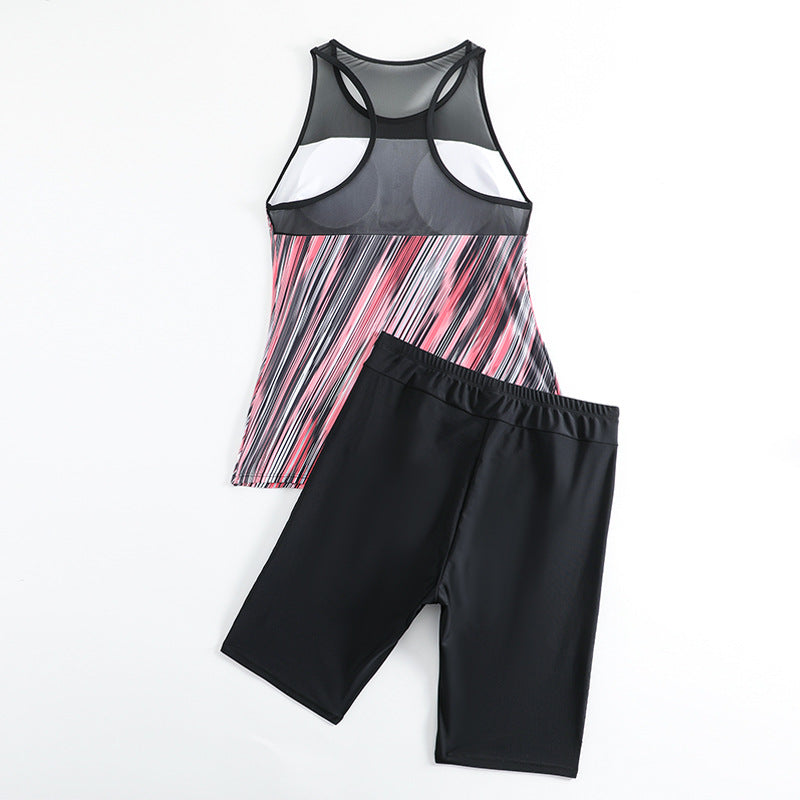 Damer Sportsligt Tankini-sæt med integrerede shorts Skovae