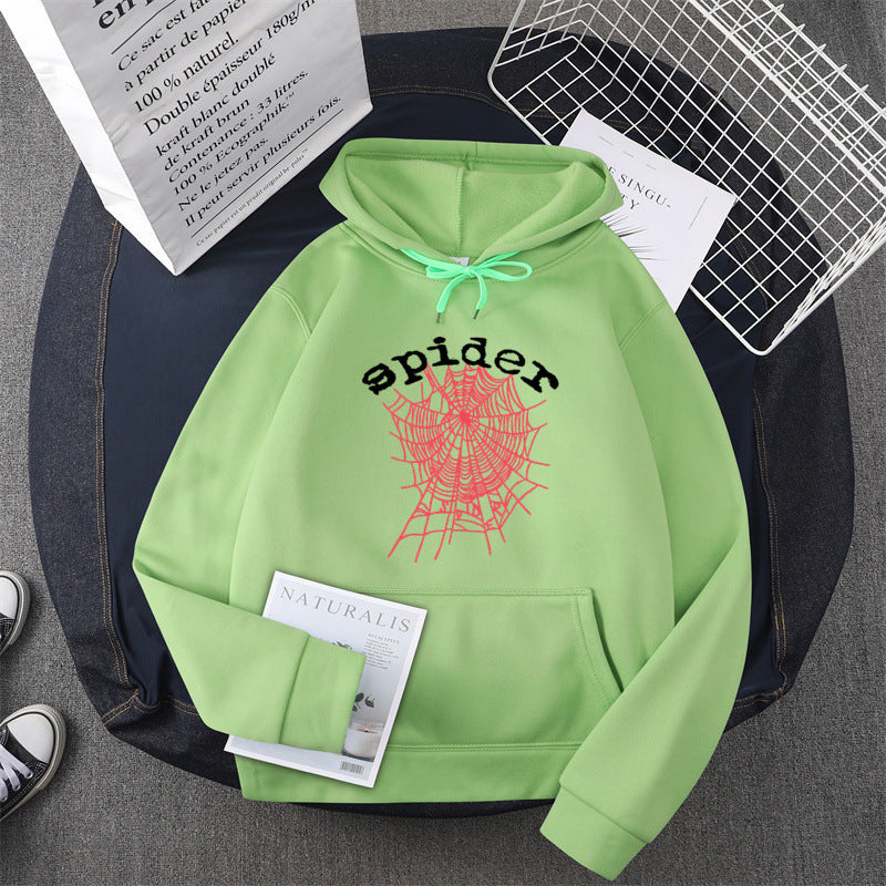 Kvinders hoodie med kreativ edderkoppemotiv Skovae