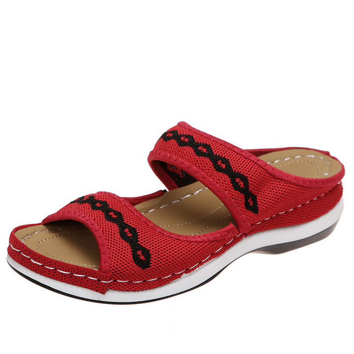 Dame komfort-sandaler med justerbare remme og ergonomisk fodseng Stilla