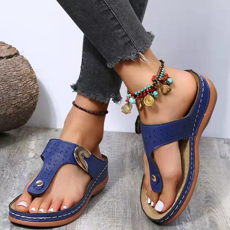 Dame fodseng-sandaler med moderne rem og detalje elsker design Stilla