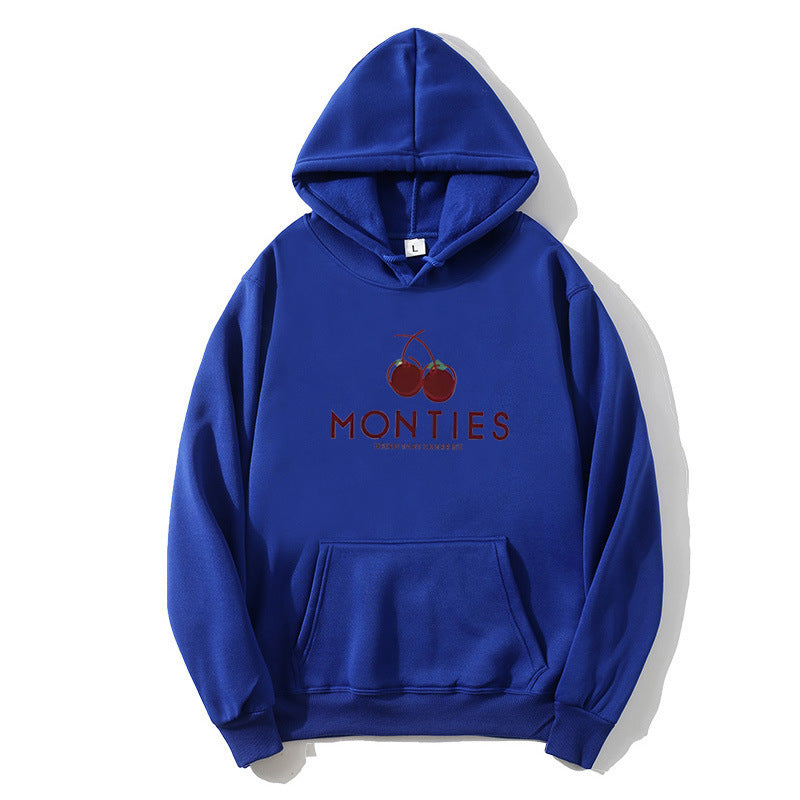 Kvindernes hoodie med frugtagtig logo print Skovae