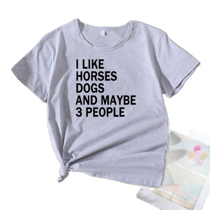 Dame Casual Sjov Citat T-shirt Stilla