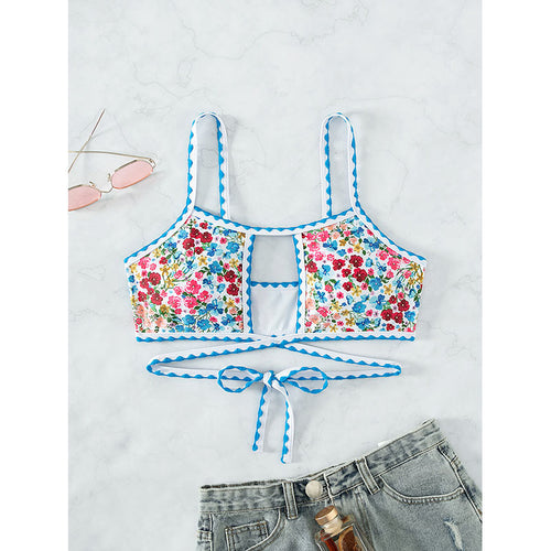 Dame Crop-Top Bikinioberdel Skovae