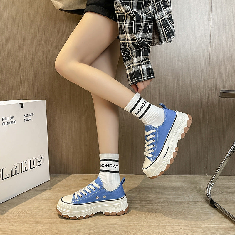 Dame Chunky Sneakers med urbant design og skridsikkert sålemønster Stilla