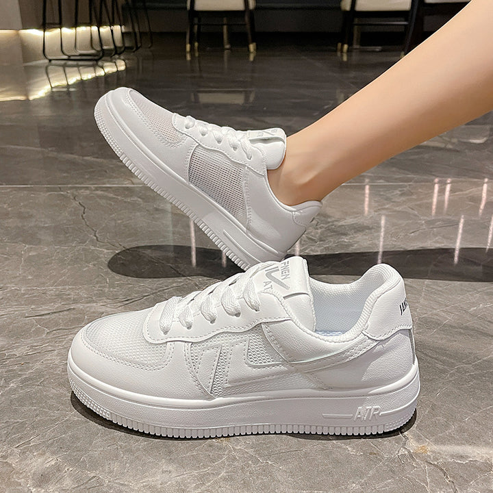 Kvindernes Åndbare Sneakers med stabiliserende Gummisål og innovativ Mesh-Overflade Stilla