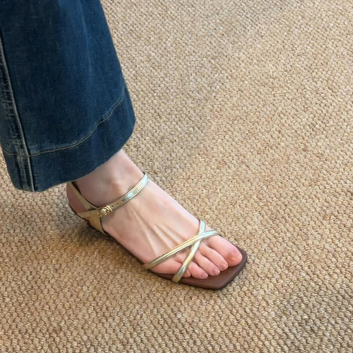 Dame Stilfulde Krydsremme kile Sandaler Stilla