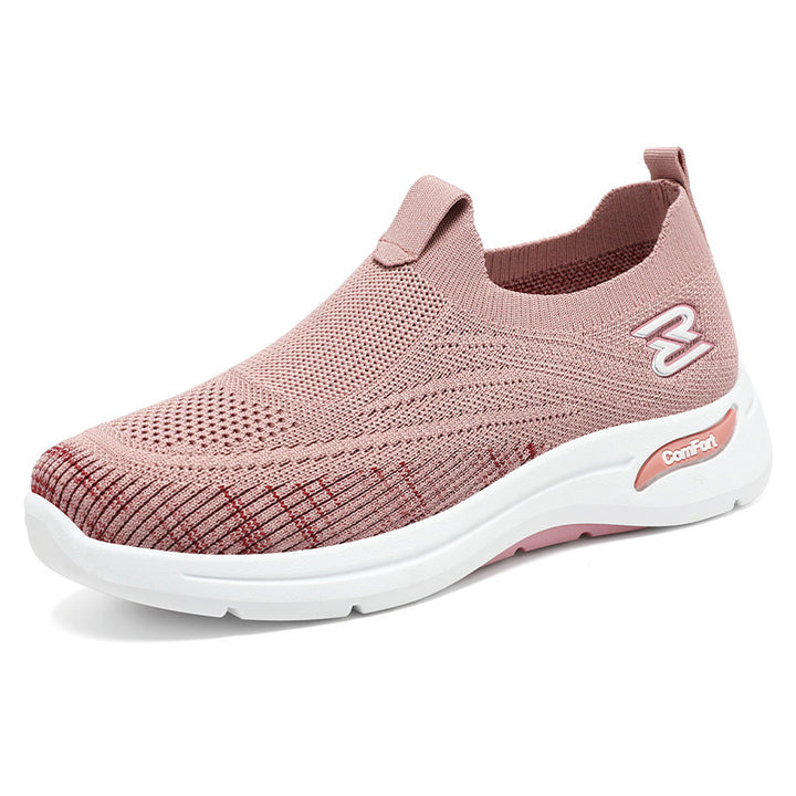 Femme Slip-On Performance Sneakers med åndbart strikovermateriale Stilla