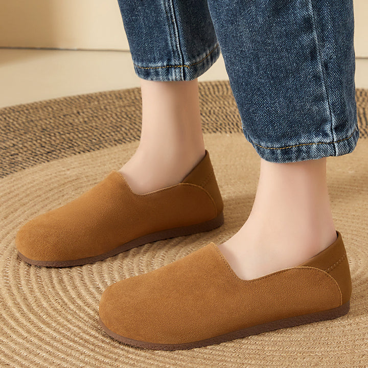Dame komfortable Slippers med blødt overmateriale og skridsikker sål Stilla