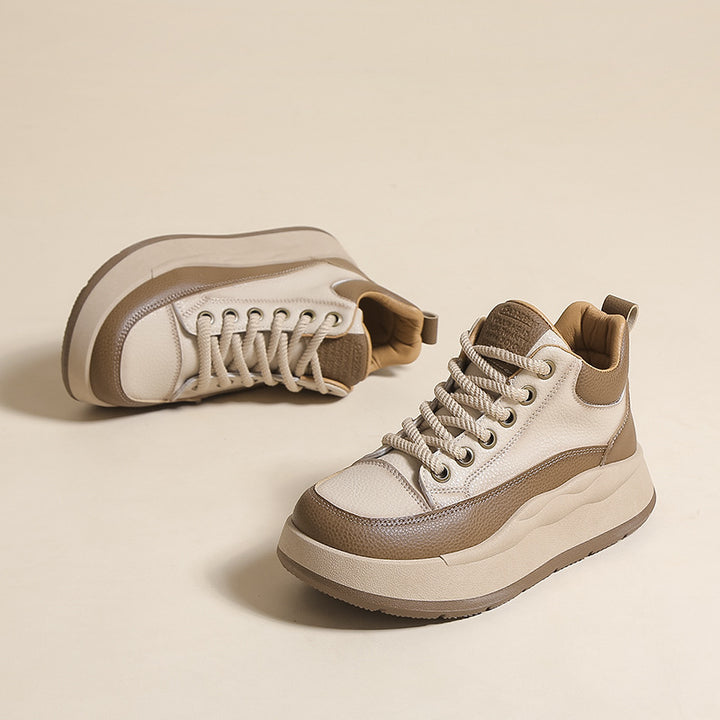 Dame Chunky Sneakers med åndbart overtøj og skridsikker sål Stilla