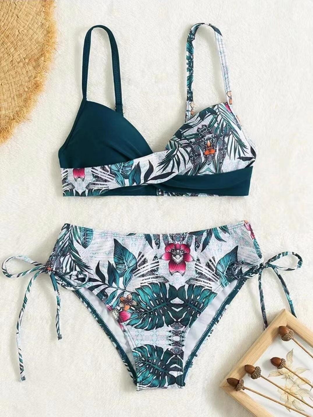 Dame Farverig mønstret Bikini Stilla