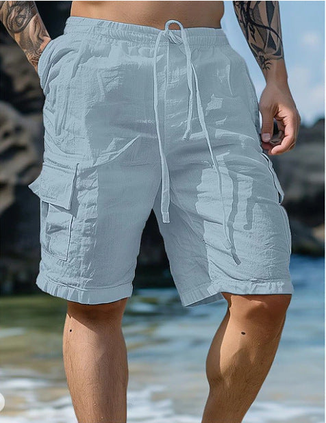Herrer Cargo-short med flere lommer Stilla