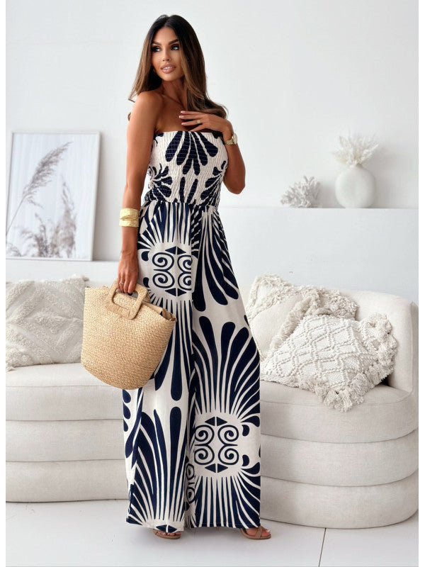 Dame strapless bredbens Overall Stilla