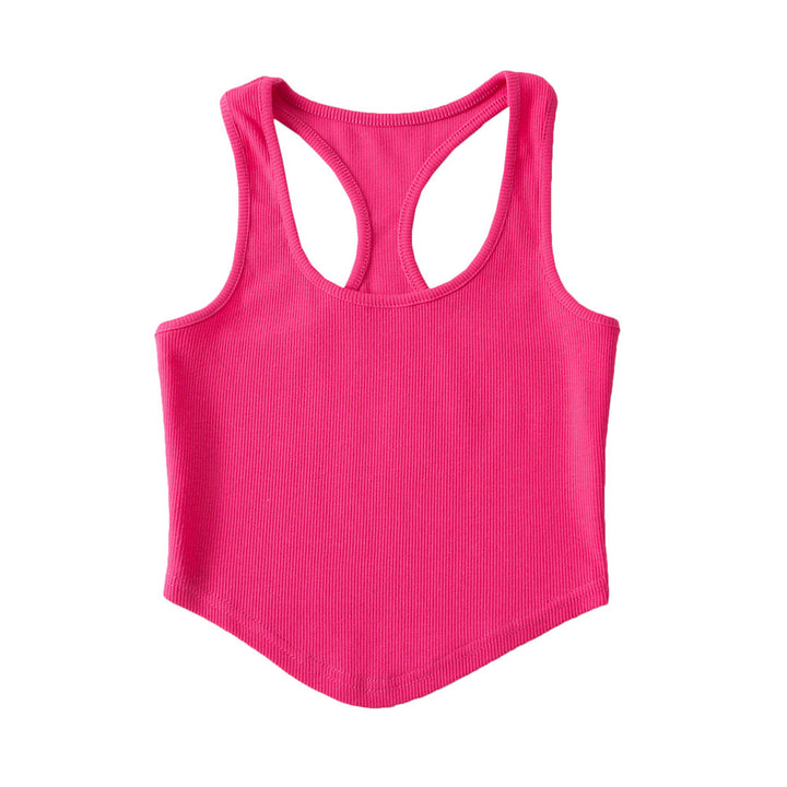 Dame sporty tanktop med racerback og kvalitets ribstruktur Stilla