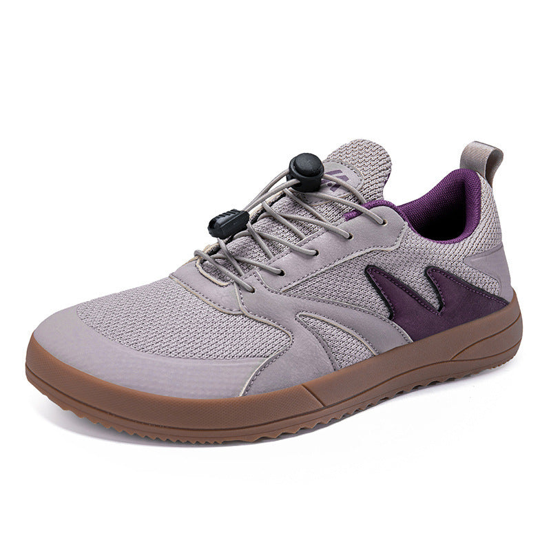 Unisex nan åndbare allround sneakers med hurtigt lukning og stødabsorberende skumsål Skovae