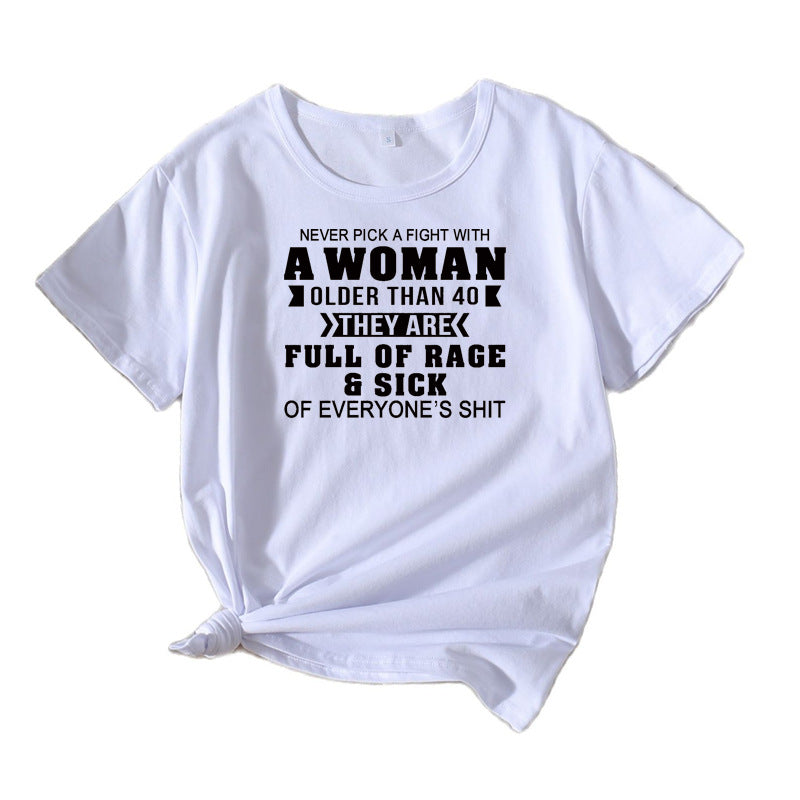 Kvinder Komisk Udtalelse T-Shirt Stilla