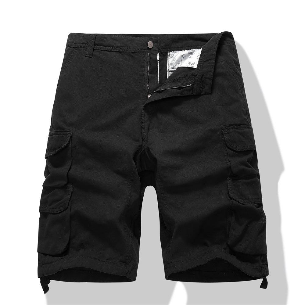 Herre cargo shorts med praktiske sidelommer og åndbart bomuldsblanding Stilla