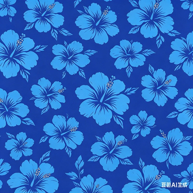 Dame Triangel-Bikini-Sæt med blomsterdesign Skovae