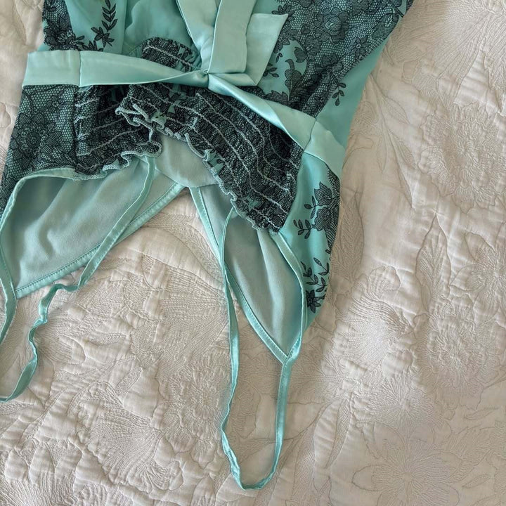 Damer delikat blonde lingeri sæt Skovae