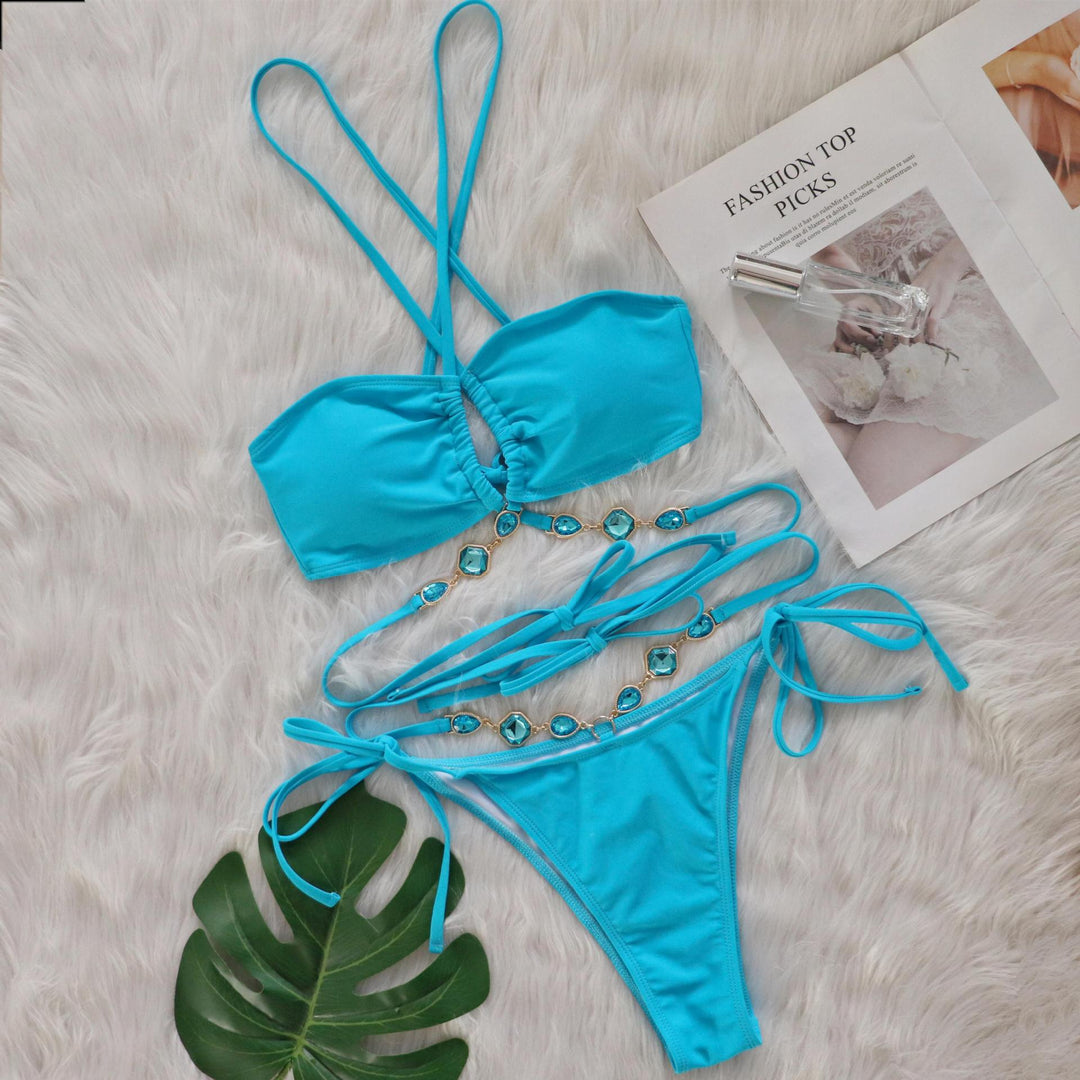 Dame Luxus Cut-Out Bikini Stilla