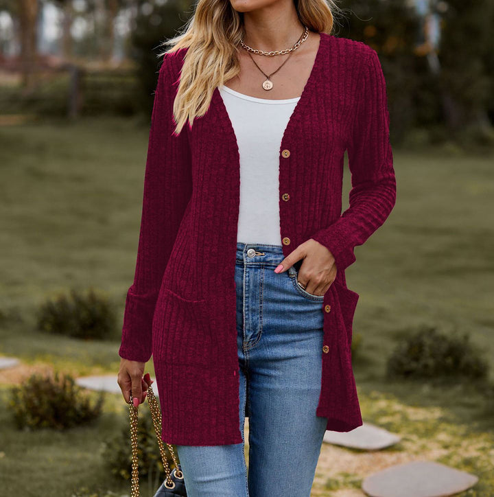 Dame Langmodischer Cardigan Stilla