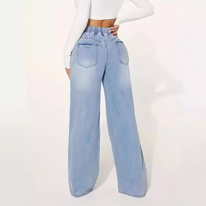 Dame løse højtaljede jeans Stilla