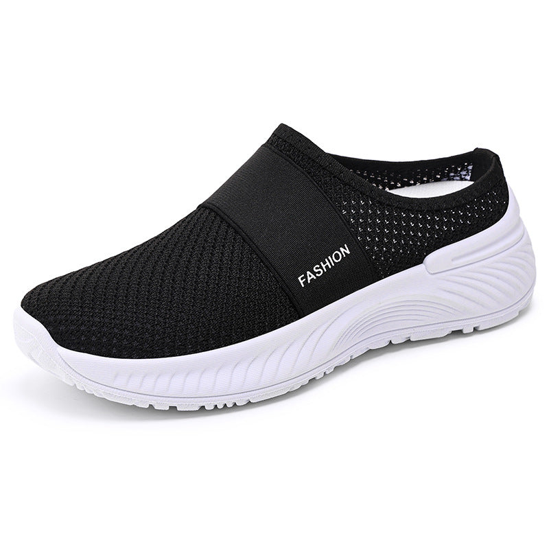 Dame Komfortable Slip-On Sneakers i åndbart mesh med fleksibel sål Stilla