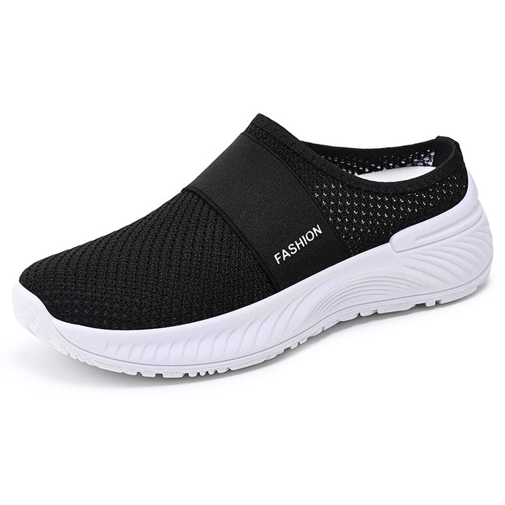 Dame Komfortable Slip-On Sneakers i åndbart mesh med fleksibel sål Stilla