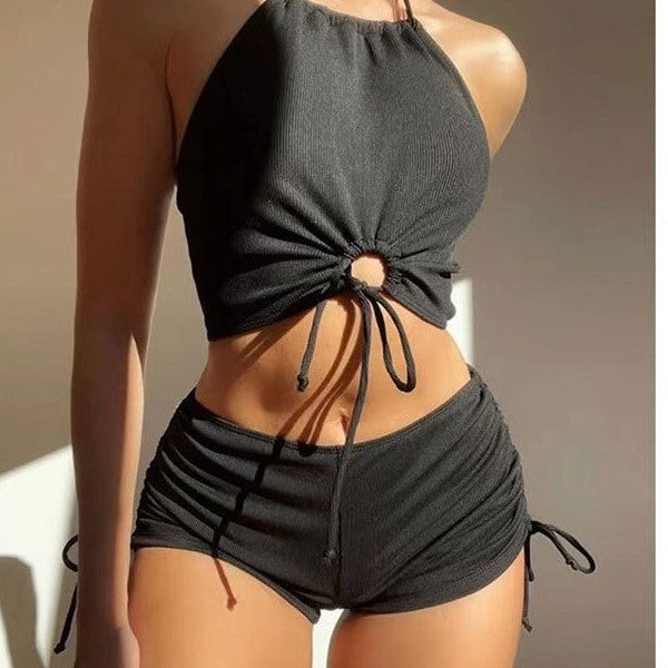 Dame sport-bikini-sæt med fleksibel snøring og afslappet snit Stilla