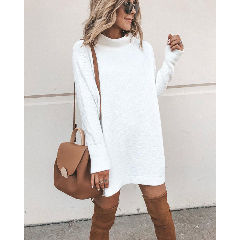 Dame Oversized Strikkjole Stilla