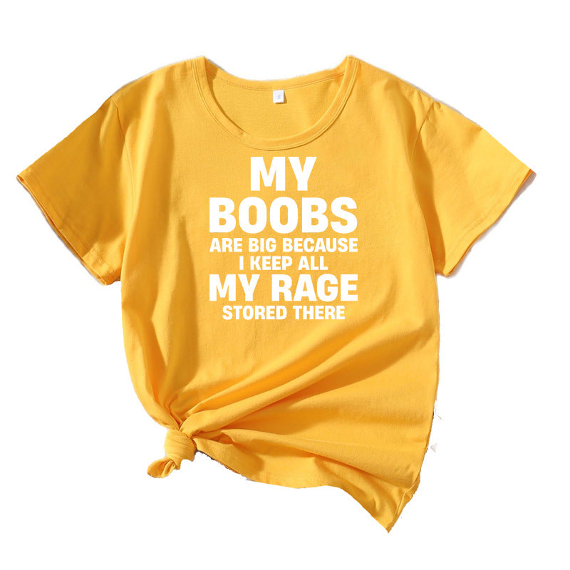 Dame Iøjnefaldende Statement Grafik T-Shirt Stilla