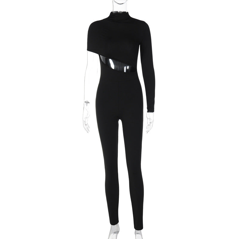 Dame Elegant En-piece med asymmetrisk top og anatomisk pasform Stilla