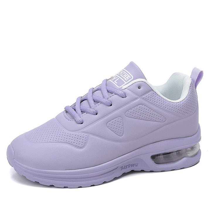 Dame nan lette sneakers med luftpose-mellemsål og polstret hælområde Skovae