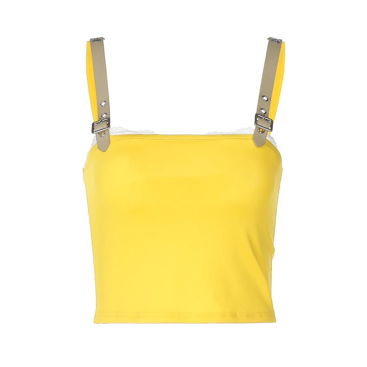 Dame Crop-Top med justerbare stropper og moderigtigt design Stilla