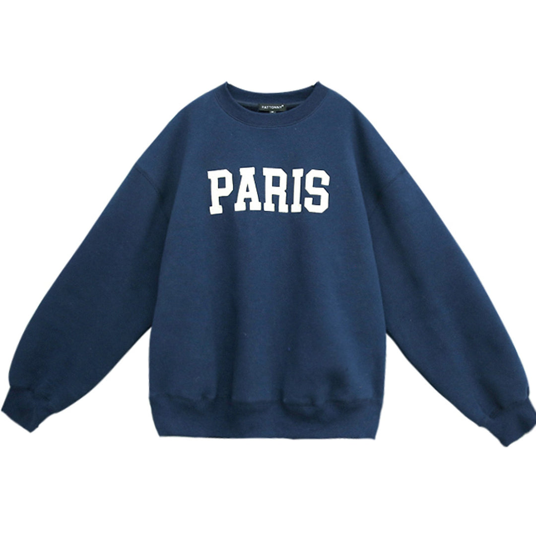 Dame casual sweatshirt med karakteristisk skrift Skovae
